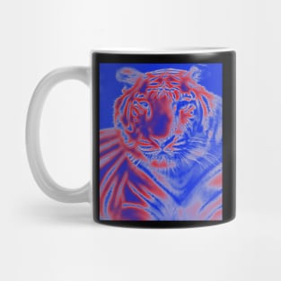 White Tiger from India - Red colour Mug